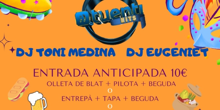 El pròxim 10 de febrer, celebra el Carnestoltes a l’estil festiu i gastronòmic al Carpa del Riu Algar