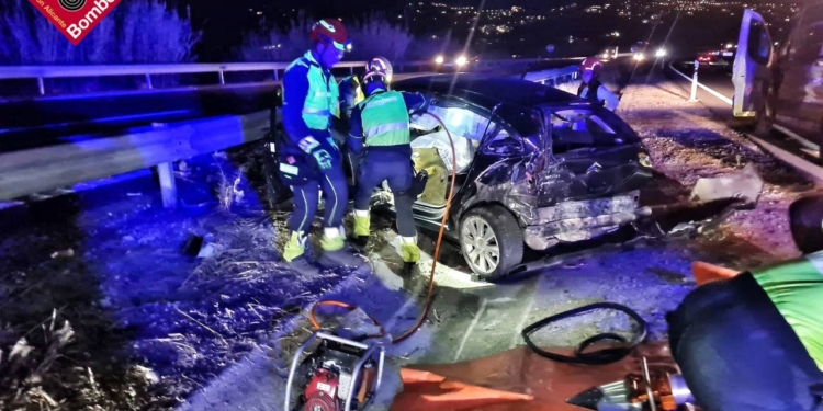 Accident múltiple a l’AP-7 prop d’Altea deixa diversos ferits