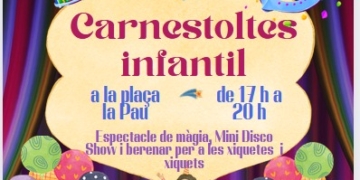La Festa de Carnestoltes Infantil es trasllada al dimarts 13 de febrer per previsió de mal oratge La Festa de Carnestoltes Infantil es trasllada al dimarts 13 de febrer per previsió de mal oratge