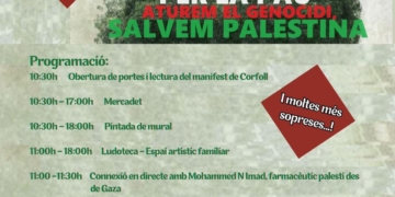 3 de març. Mercat Solidari i Activitats a Benefici de la UNRWA organitzats per Corfoll 3 de març. Mercat Solidari i Activitats a Benefici de la UNRWA organitzats per Corfoll