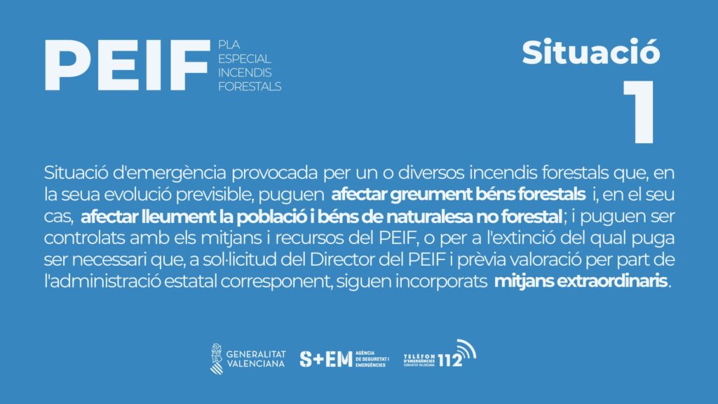 Incendi forestal a Benidorm mobilitza els serveis d’emergència