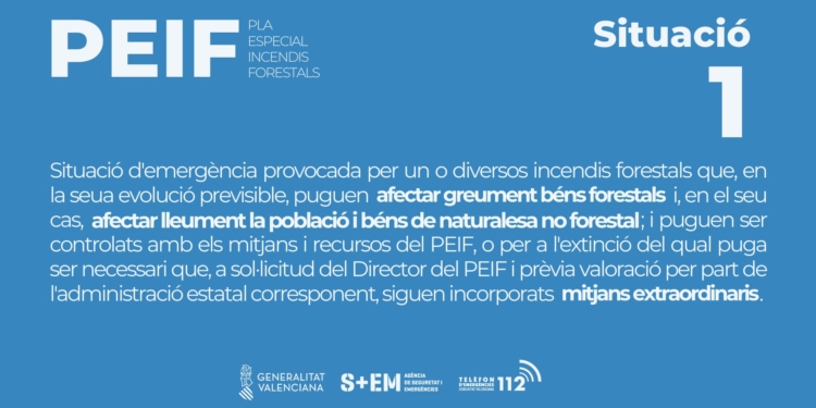 Incendi forestal a Benidorm mobilitza els serveis d’emergència