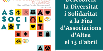 Descobreix demà dissabte la Diversitat i Solidaritat a la Fira d’Associacions d’Altea