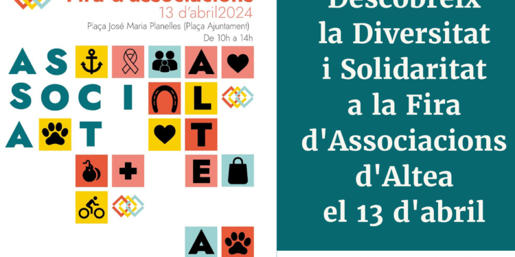 Descobreix demà dissabte la Diversitat i Solidaritat a la Fira d’Associacions d’Altea