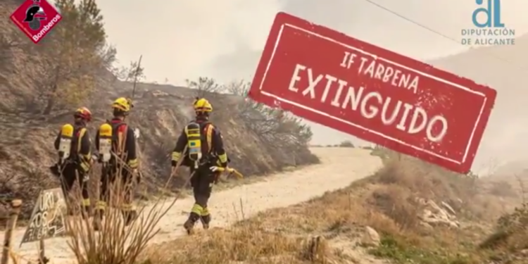 Èxit en l’Extinció de l’Incendi Forestal a #IFTàrbena