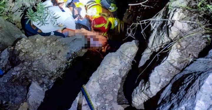 Rescat d’un Ciclista a Altea la Vella