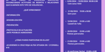 Participa en els Punts Violeta a Altea: Una iniciativa contra les agresions&nbsp; sexuals en festes