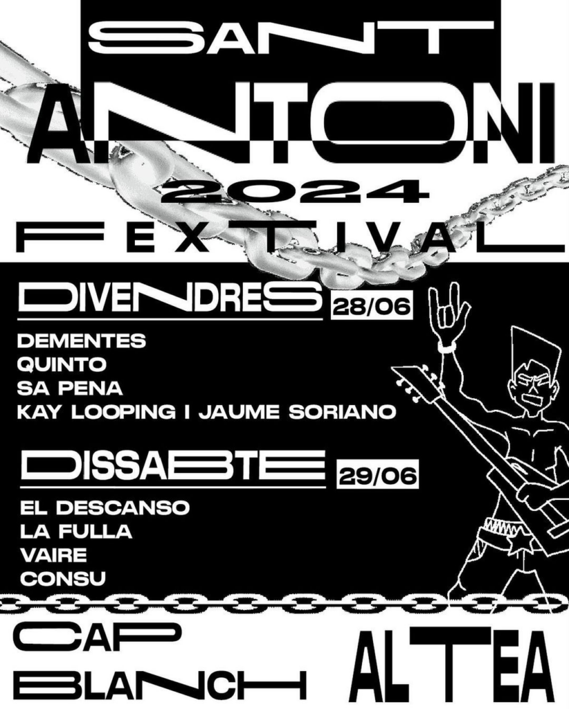 Altea es prepara per al Sant Antoni Fextival 2024, un festival autogestionat