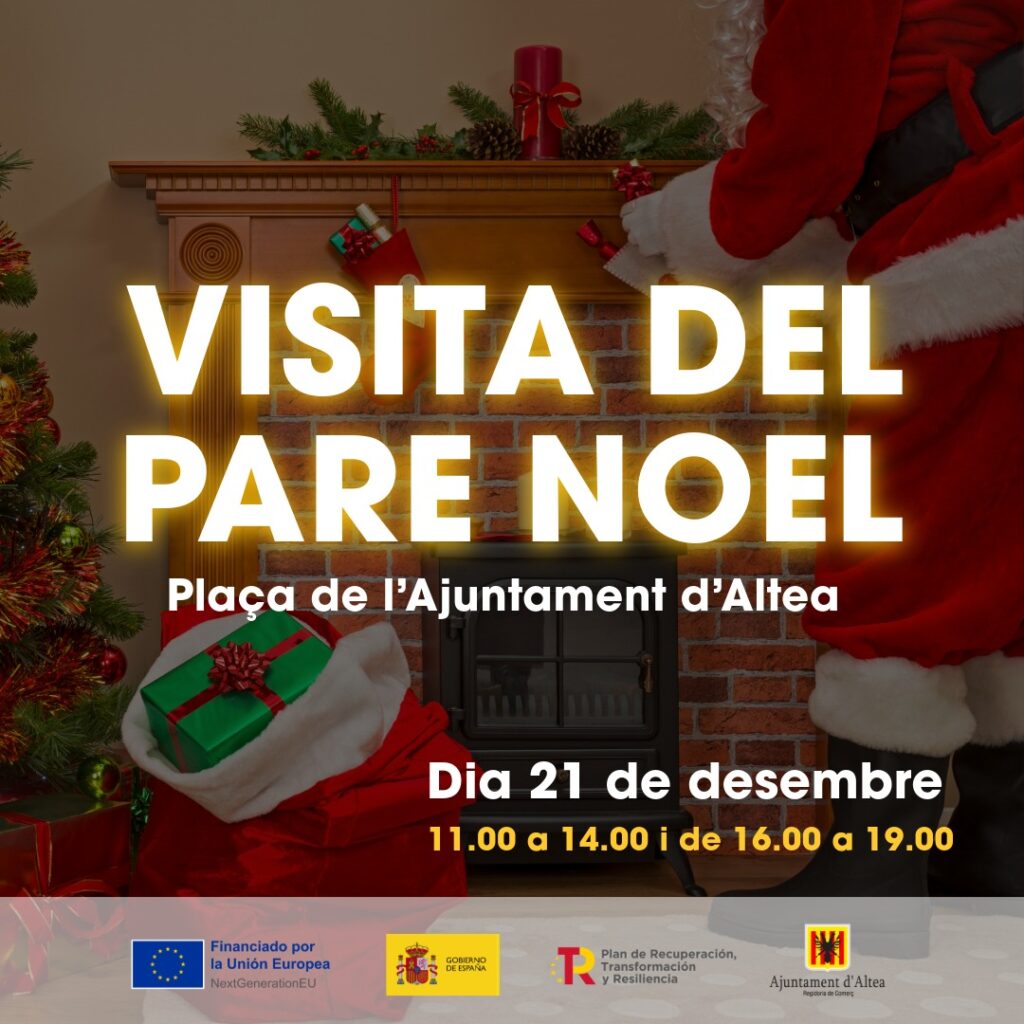 El Pare Noel visita Altea per a portar la màgia del Nadal El Pare Noel visita Altea per a portar la màgia del Nadal