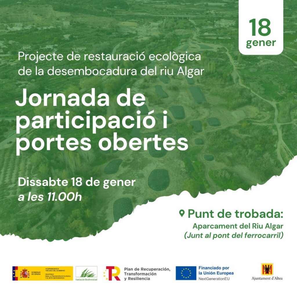 De ruta al riu Algar amb visita guiada del projecte ecològic