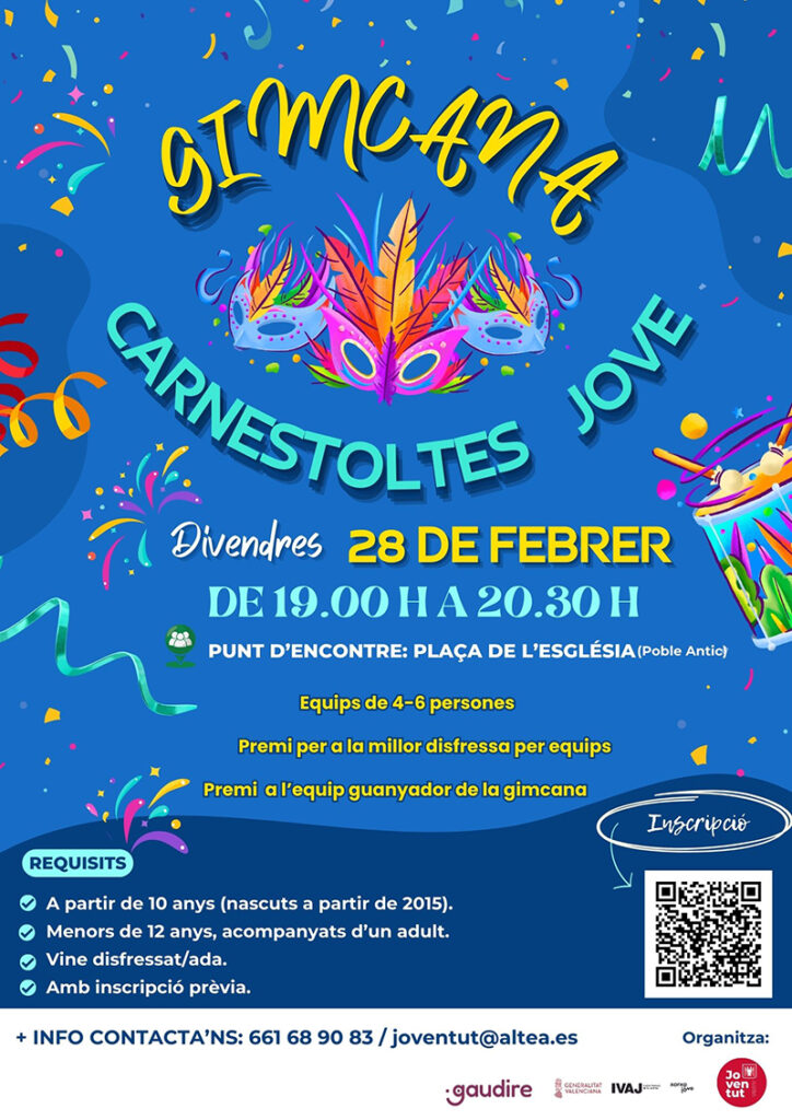 Joventut proposa una gimcana per celebrar Carnaval