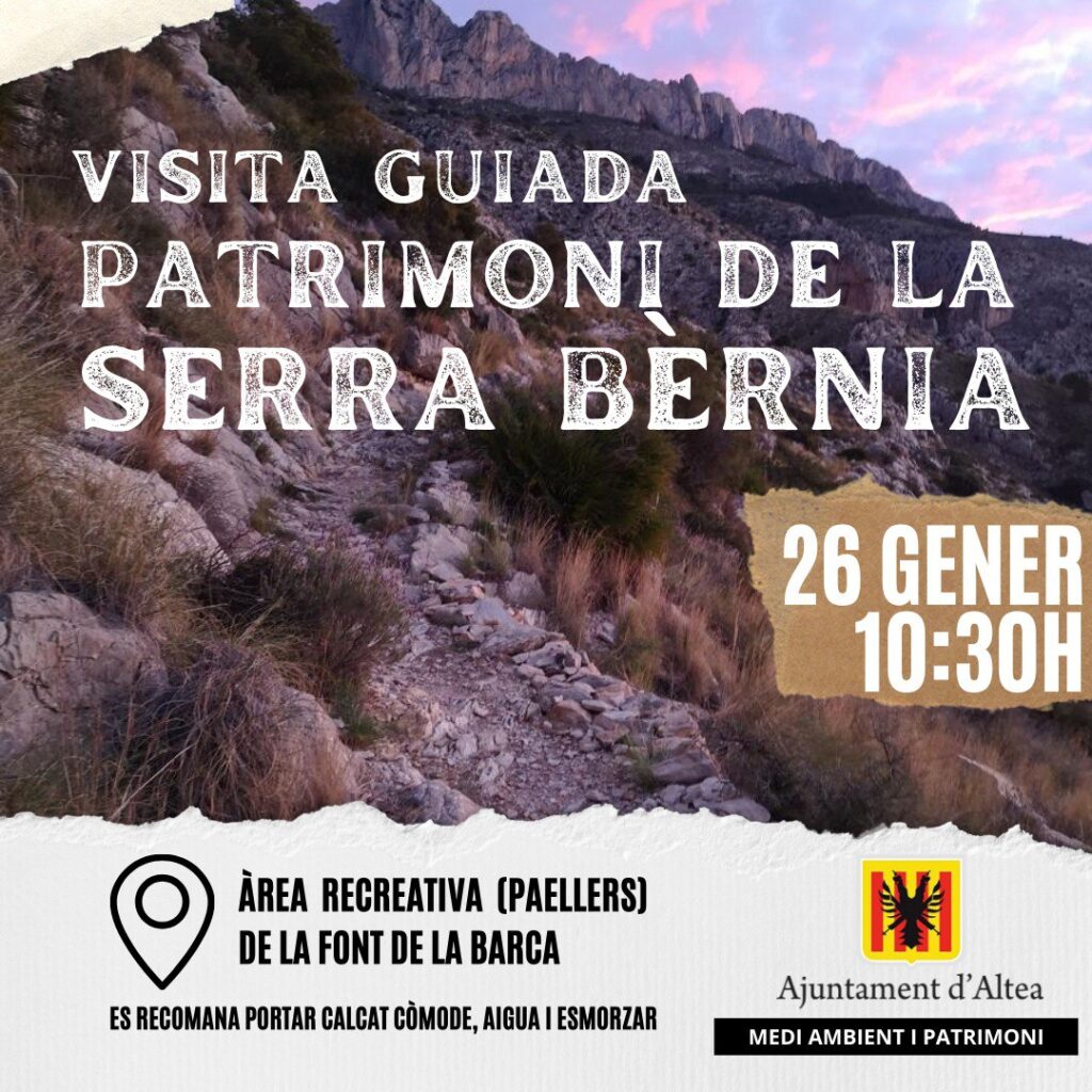 Descobreix el patrimoni de la Serra de Bèrnia amb una visita guiada