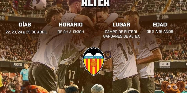 El Campus Clínic del València CF arriba a Altea aquesta primavera El Campus Clínic del València CF arriba a Altea aquesta primavera