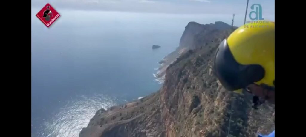 Rescaten un home de 73 anys ferit a la Serra Gelada