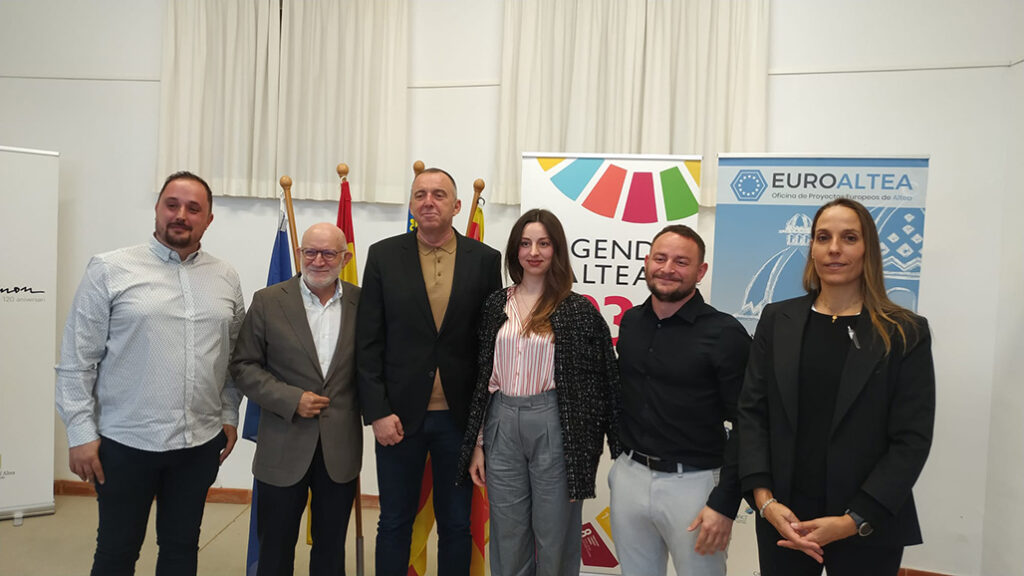 Altea, seu de la cloenda del projecte CoGreenEU