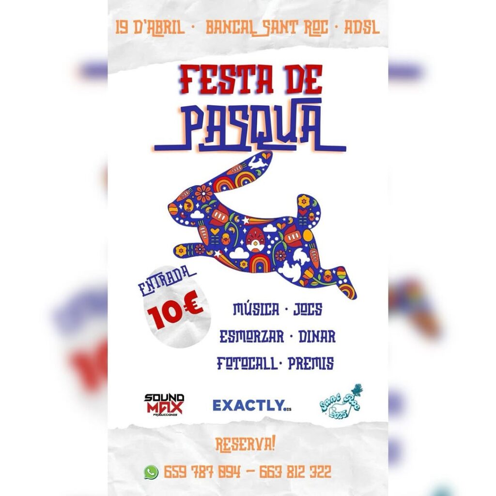 Festa de Pasqua a Sant Roc amb sorteig especial