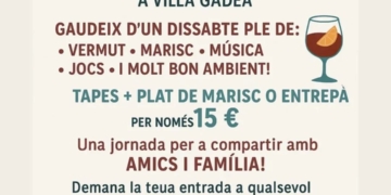 Vermut, marisc, bota-bota per als més menuts i bon ambient aquest dissabte a Villa Gadea amb la Comissió del Crist Vermut, marisc, bota-bota per als més menuts i bon ambient aquest dissabte a Villa Gadea amb la Comissió del Crist