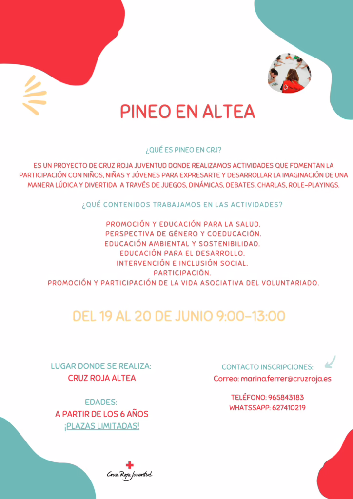 Arriba a Altea una nova edició del Pineo de Creu Roja Joventut