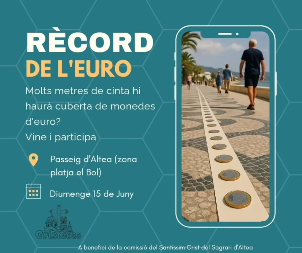 Torna el Rècord de l’Euro aquest diumenge al passeig d’Altea