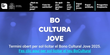 Bono Cultural Jove 2025: 400 euros per a productes culturals