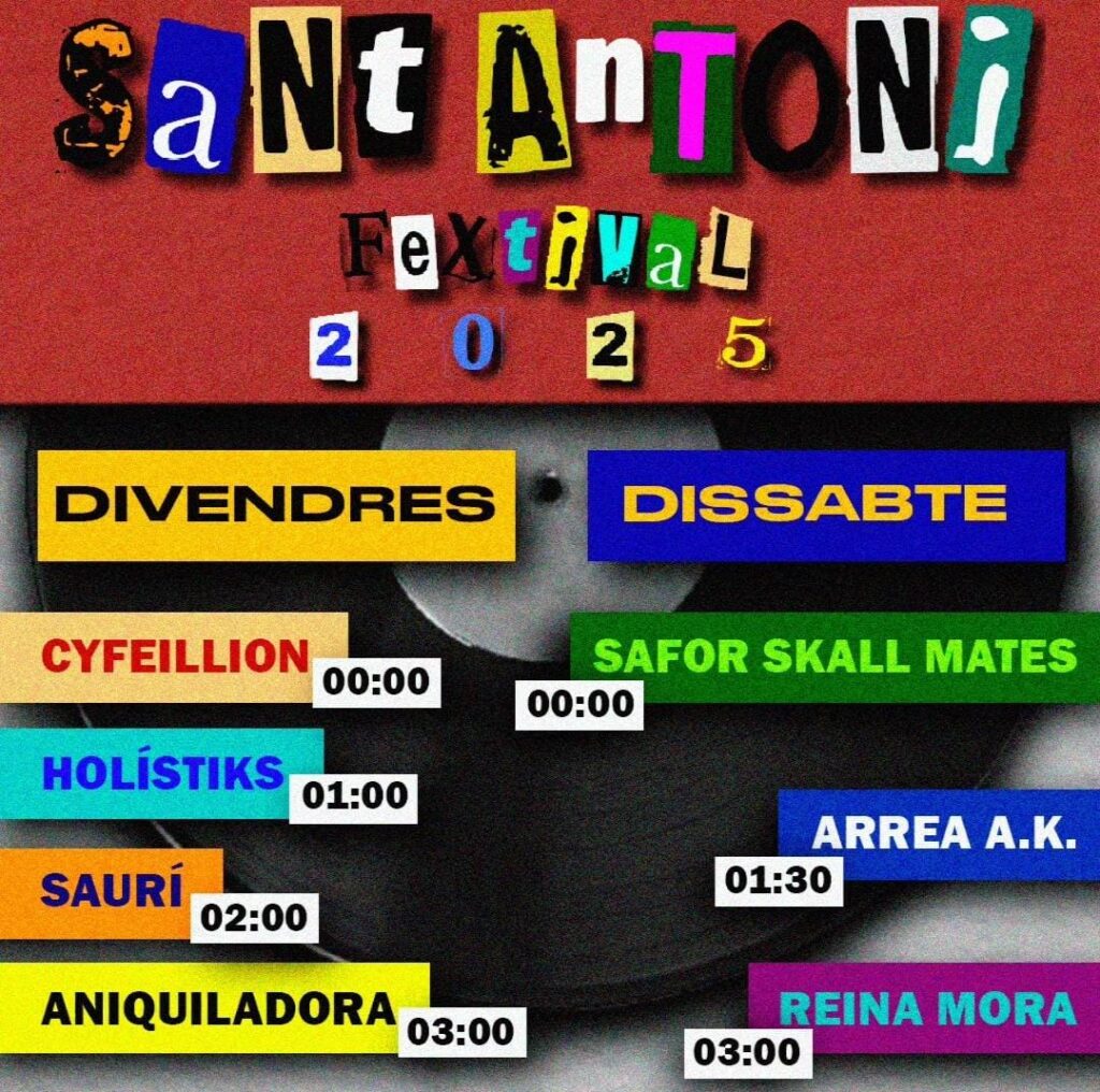 Cap de setmana de FEXTIVAL al barri de Cap Blanch! Programa de festes Sant Antoni