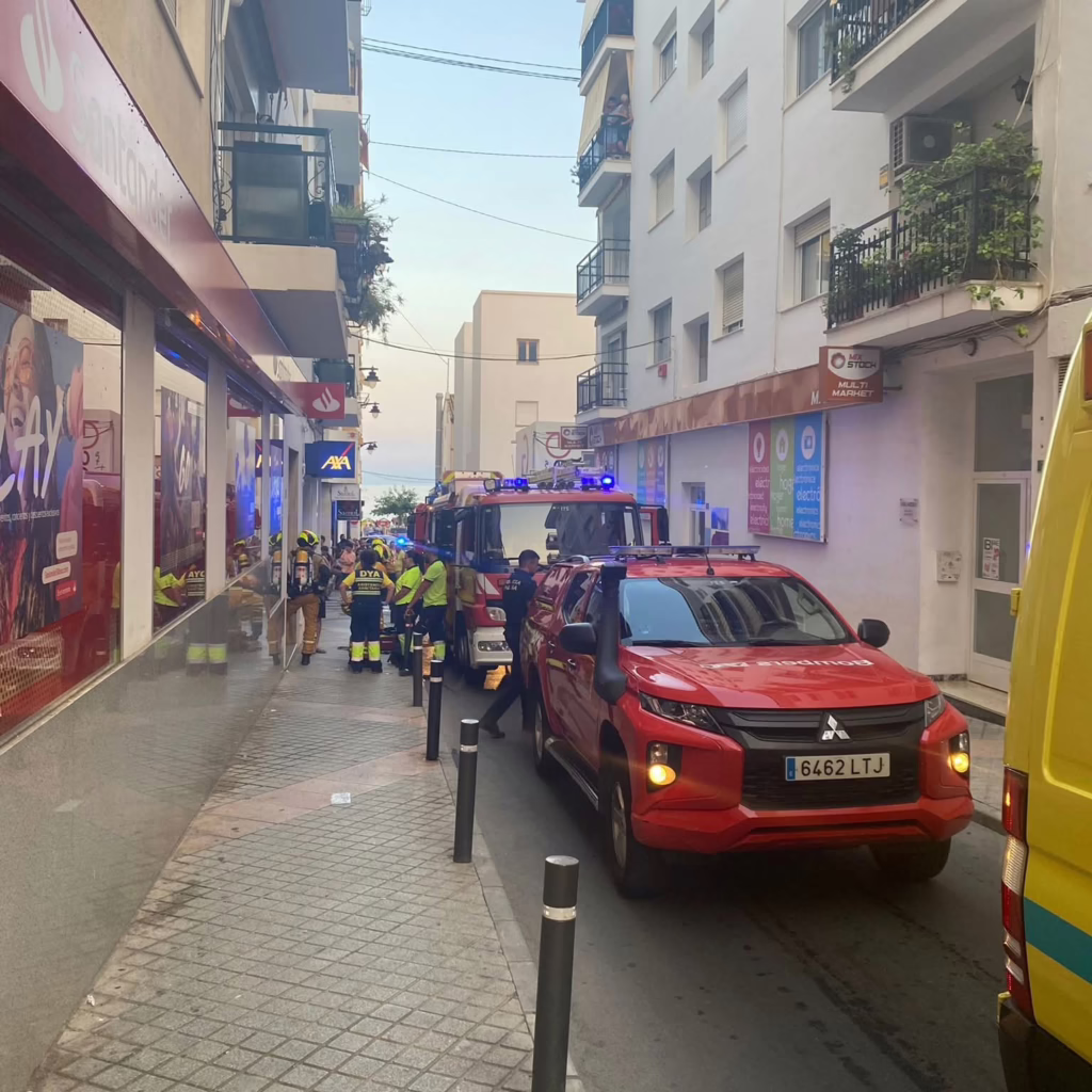 Conat d’incendi en una vivenda d’Altea