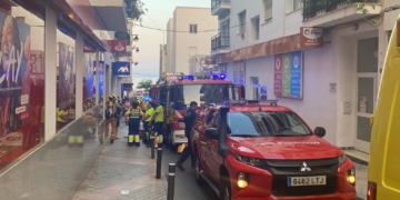 Conat d’incendi en una vivenda d’Altea