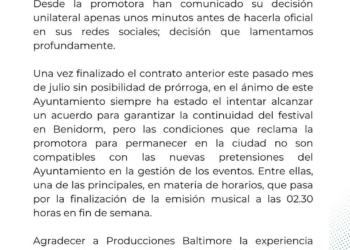 El Low Festival deixa Benidorm després de 15 anys i buscarà nova ciutat per a l’edició de 2026