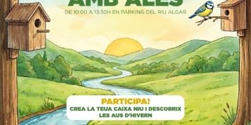 Activitat “Veïns amb Ales” al Riu Algar este dissabte 29 de novembre
