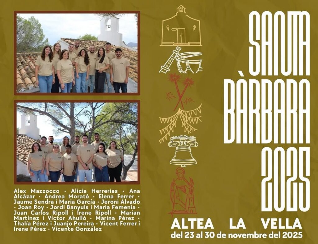 Altea la Vella inicia el compte enrere per a les Festes de Santa Bàrbara 2025 Altea la Vella inicia el compte enrere per a les Festes de Santa Bàrbara 2025
