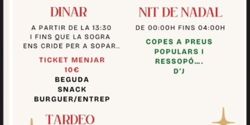 Altea encén la Nit de Nadal amb dinar, tardeo i festa fins a les 4 de la matinada el pròxim 24 de desembre Altea encén la Nit de Nadal amb dinar, tardeo i festa fins a les 4 de la matinada el pròxim 24 de desembre