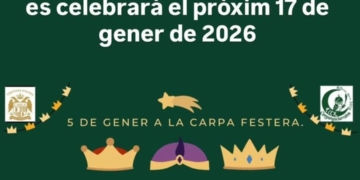 La Carpa Festera de la Nit de Reis es traslladarà al 17 de gener