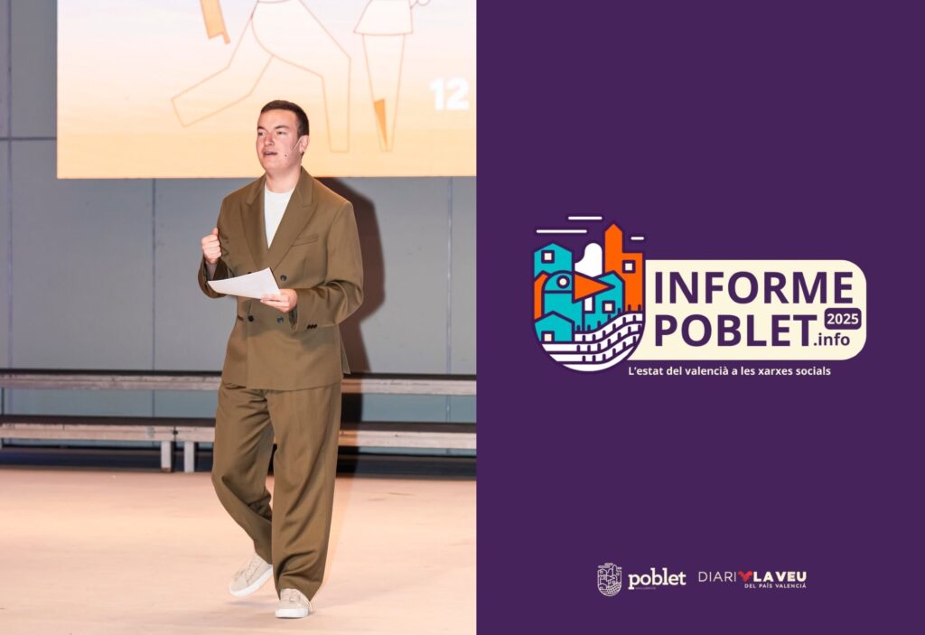 L’alteà Aitor Muñoz presenta l’Informe Poblet 2025 sobre l’estat del valencià a les xarxes socials