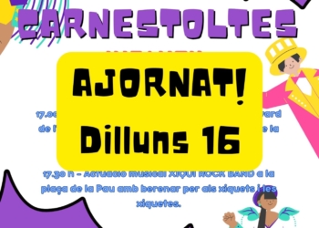 Canvi de data: Desfilada, disc mòbil i berenar centren el Carnestoltes Infantil a Altea