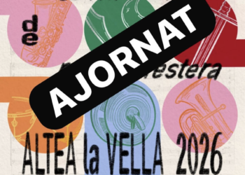 Ajornat el XVI Certamen de Música Festera d’Altea la Vella per motius meteorològics Ajornat el XVI Certamen de Música Festera d’Altea la Vella per motius meteorològics