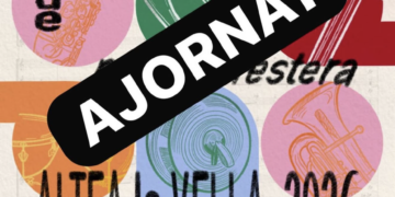 Ajornat el XVI Certamen de Música Festera d’Altea la Vella per motius meteorològics Ajornat el XVI Certamen de Música Festera d’Altea la Vella per motius meteorològics