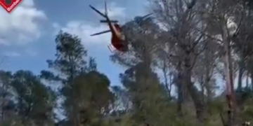 Rescatada una senderista ferida al camí de pujada a l’antena de l’Albir Rescatada una senderista ferida al camí de pujada a l’antena de l’Albir