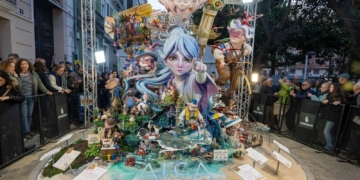 La Capella del Santíssim Crist del Sagrari d’Altea apareix en la falla infantil guanyadora La Capella del Santíssim Crist del Sagrari d’Altea apareix en la falla infantil guanyadora