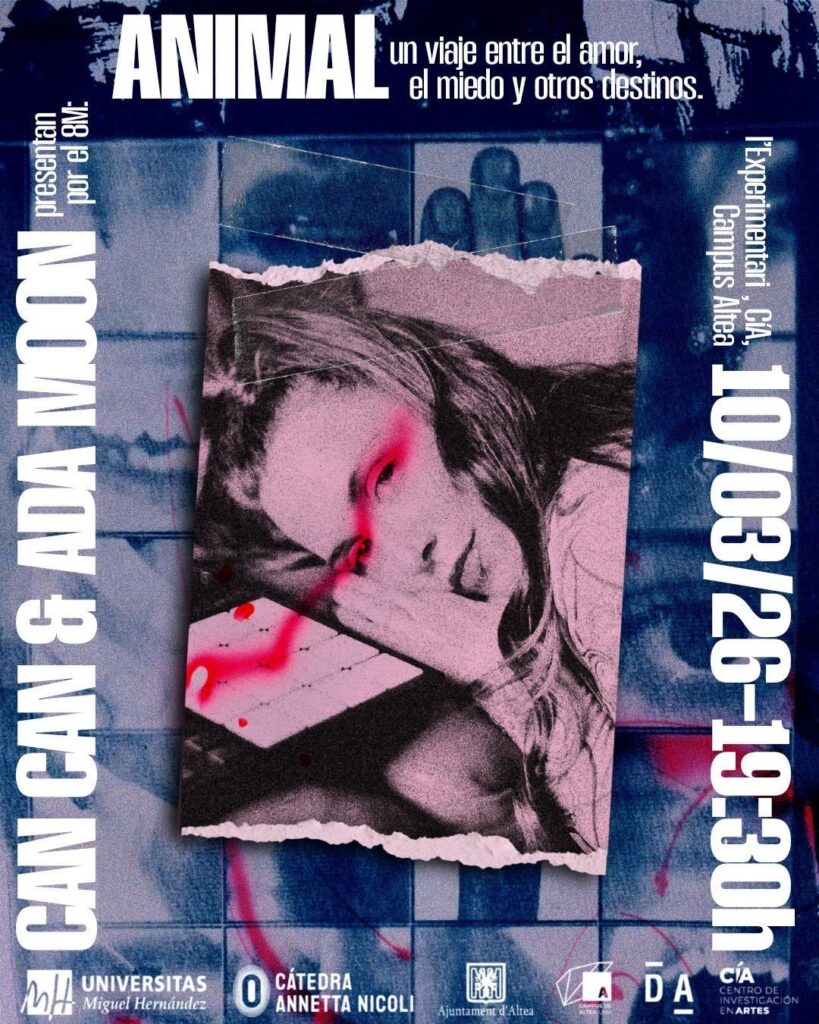 Ada Moon actua a Altea amb motiu del 8M al Centre d’Investigació en Arts de la UMH