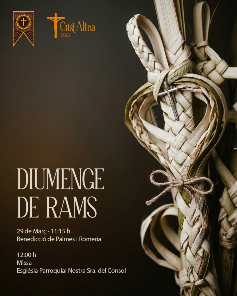 El Diumenge de Rams en Altea: així serà el nou recorregut que omplirà els carrers de tradició