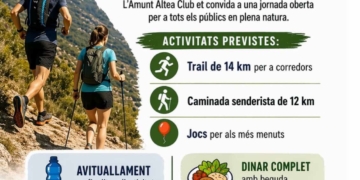 AMUNT ALTEA CLUB DAY: esport, natura i convivència el pròxim diumenge 17