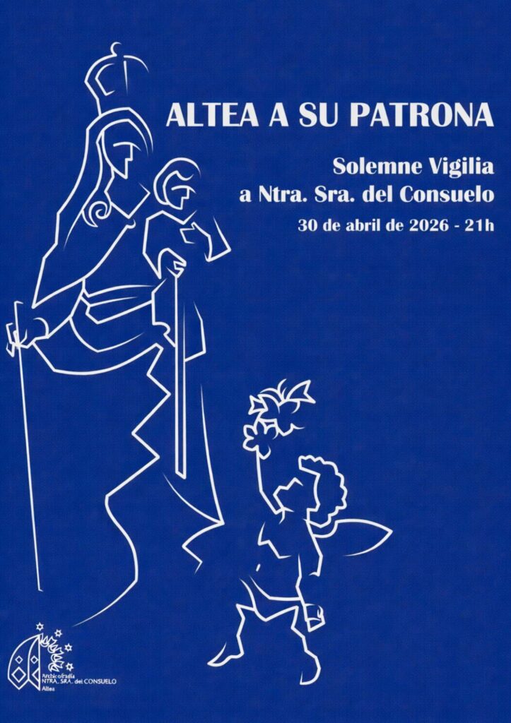 Altea celebrarà el pròxim dijous una vigília en honor a la seua patrona