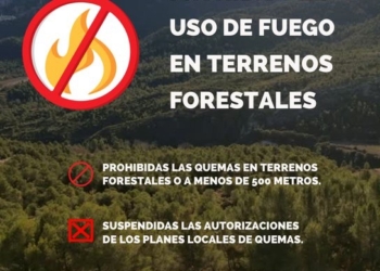 La Generalitat recorda la prohibició de l’ús del foc en terrenys forestals durant els dies de Setmana Santa i Pasqua