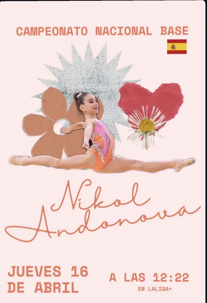 L’alteana Nikol Andonova posa rumb a Oviedo: Altea vibrarà amb el Nacional Base de Gimnàstica Rítmica el pròxim dijous 16 d’abril