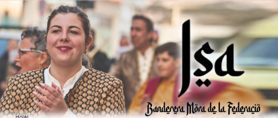 Saluda Isa, Banderera Mora de la Federació de Moros i Cristians d’Altea