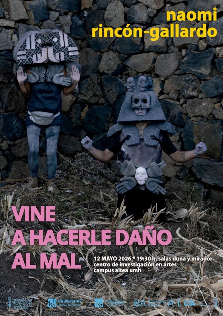 Esta vesprada s’inaugura al CÍA d’Altea l’exposició ‘Vine a hacerle daño al mal’ de Naomi Rincón-Gallardo
