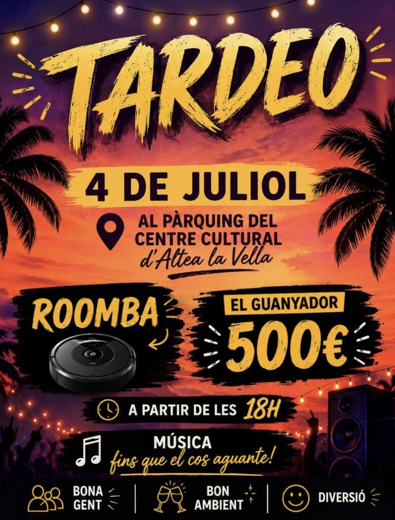 Altea la Vella celebrarà un tardeo el pròxim 4 de juliol amb música, premis i bon ambient