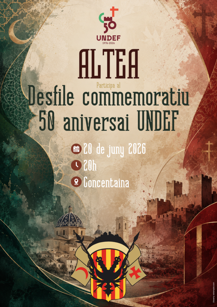 Altea participarà en el Desfile Commemoratiu del 50 aniversari de la UNDEF