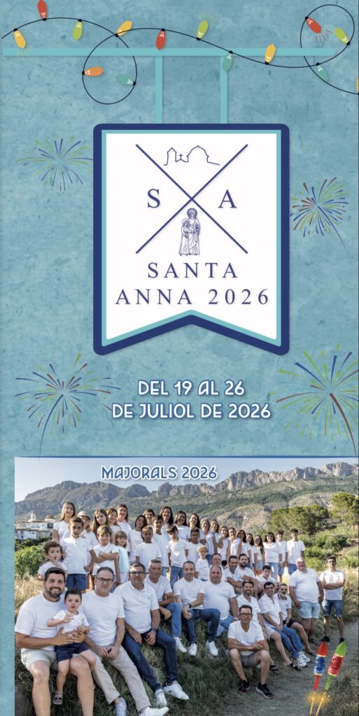 Programa de les Festes de Santa Anna 2026 d’Altea la Vella: consulta tots els actes
