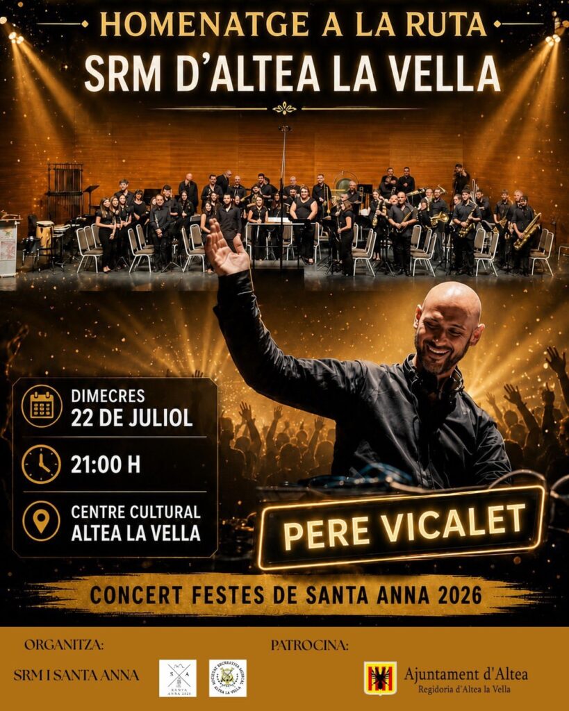 La SRM d’Altea la Vella i Pere Vicalet oferiran un espectacle únic amb un homenatge a la Ruta en les Festes de Santa Anna